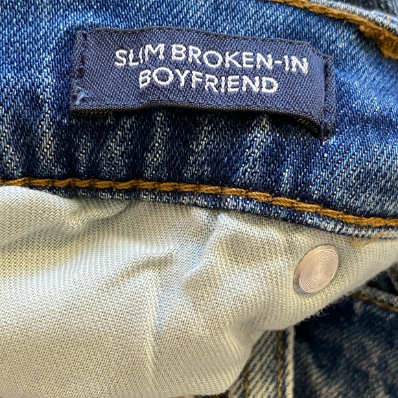 NWT J.Crew Slim BF Distressed Shadow Patch Jeans - Picture 9 of 11